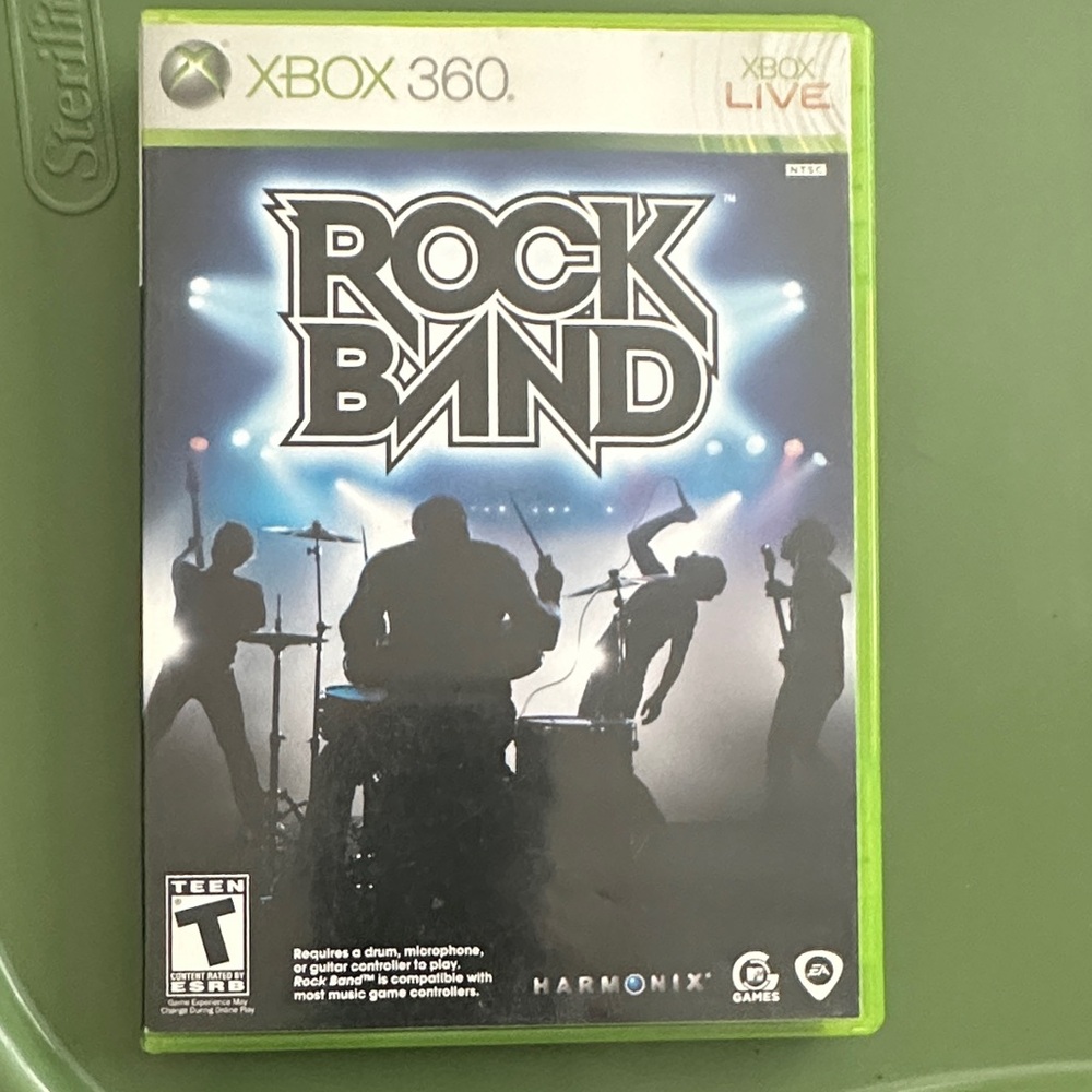 Rock Band for Xbox 360 - Black Cover